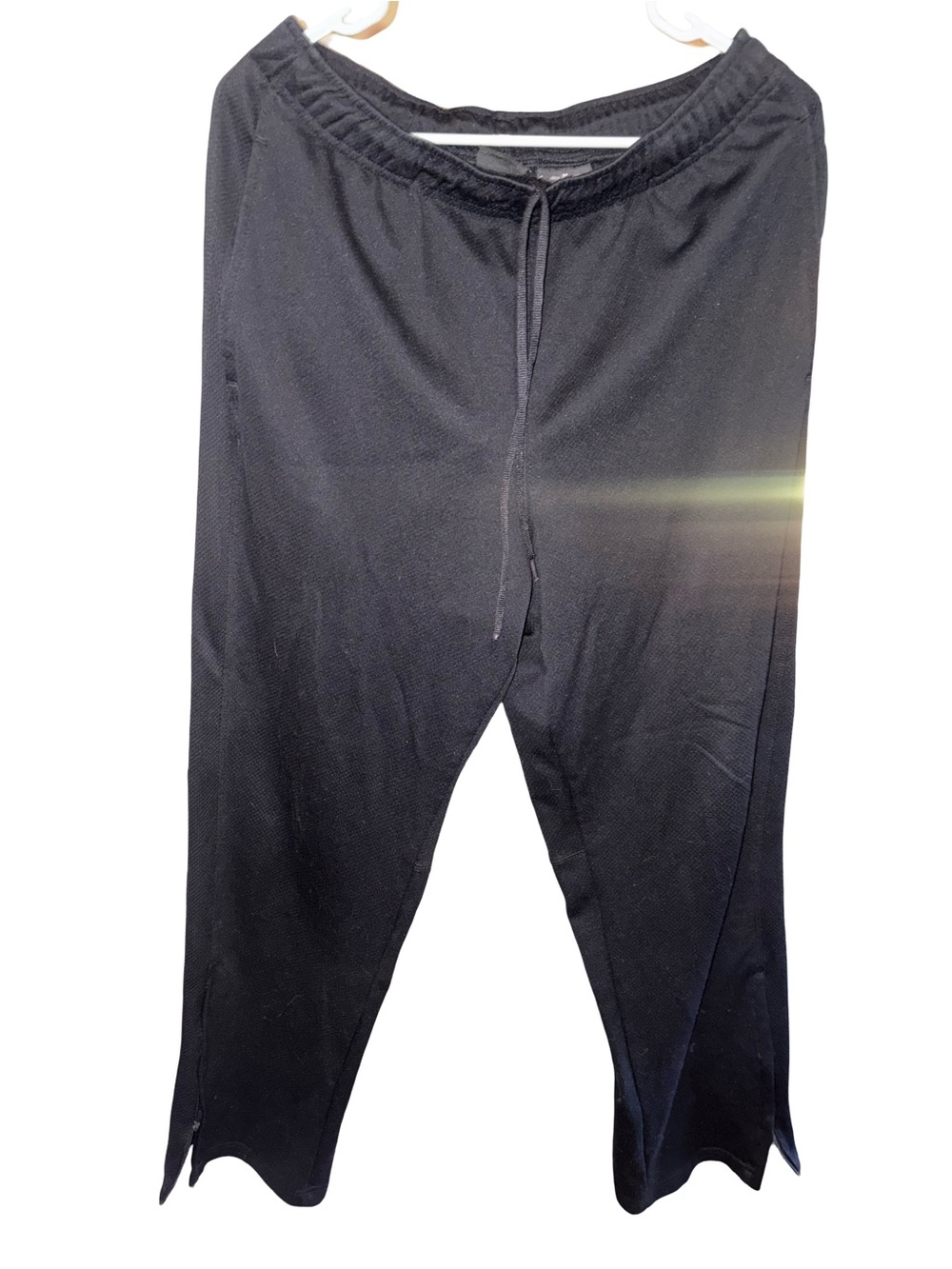BONGO Black Men's Jogger Sweatpants with Drawstring
